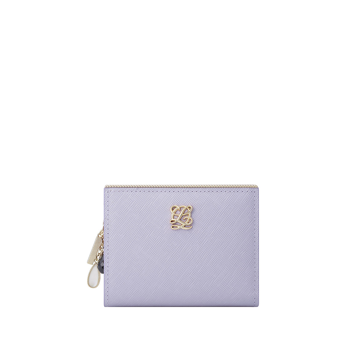 韓國LOUIS QUATORZE - Womens Half Wallet (PURPLE)
